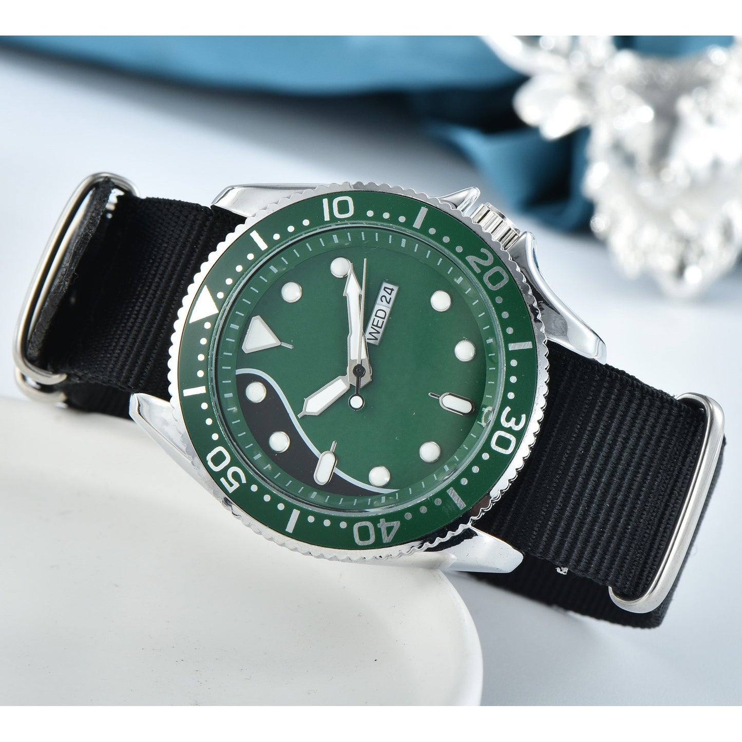 Orologio calendario doppio da uomo