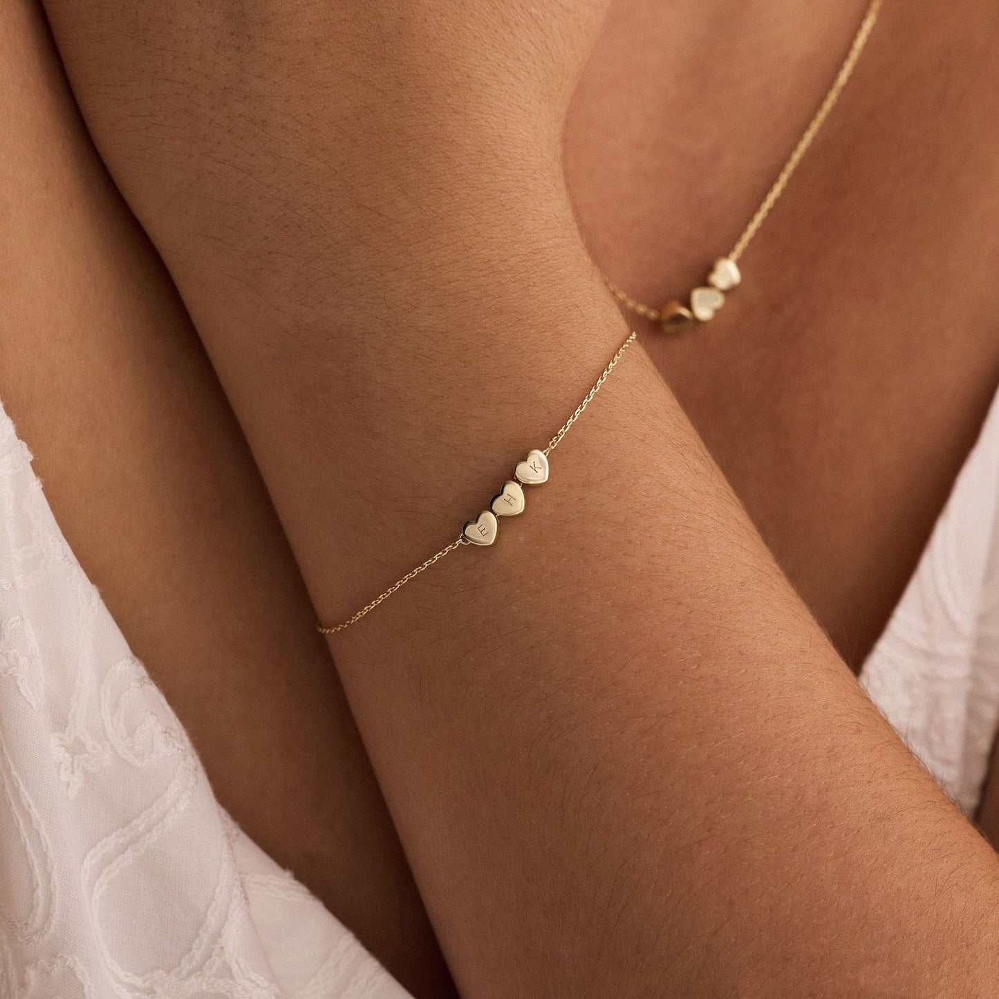 Bracciale cuore acciaio