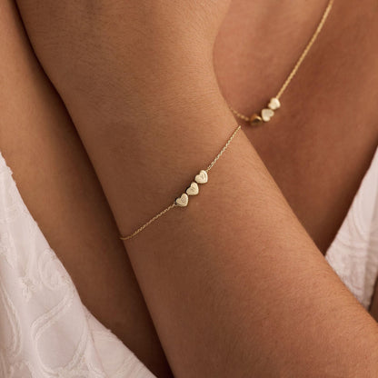 Bracciale cuore acciaio