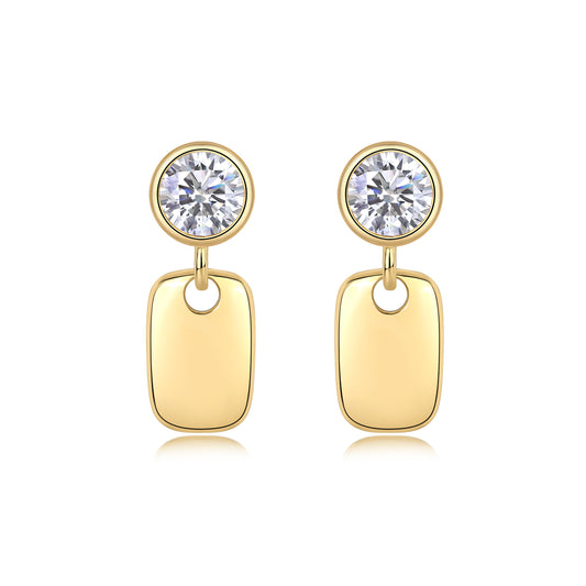 Orecchini Stella Moissanite