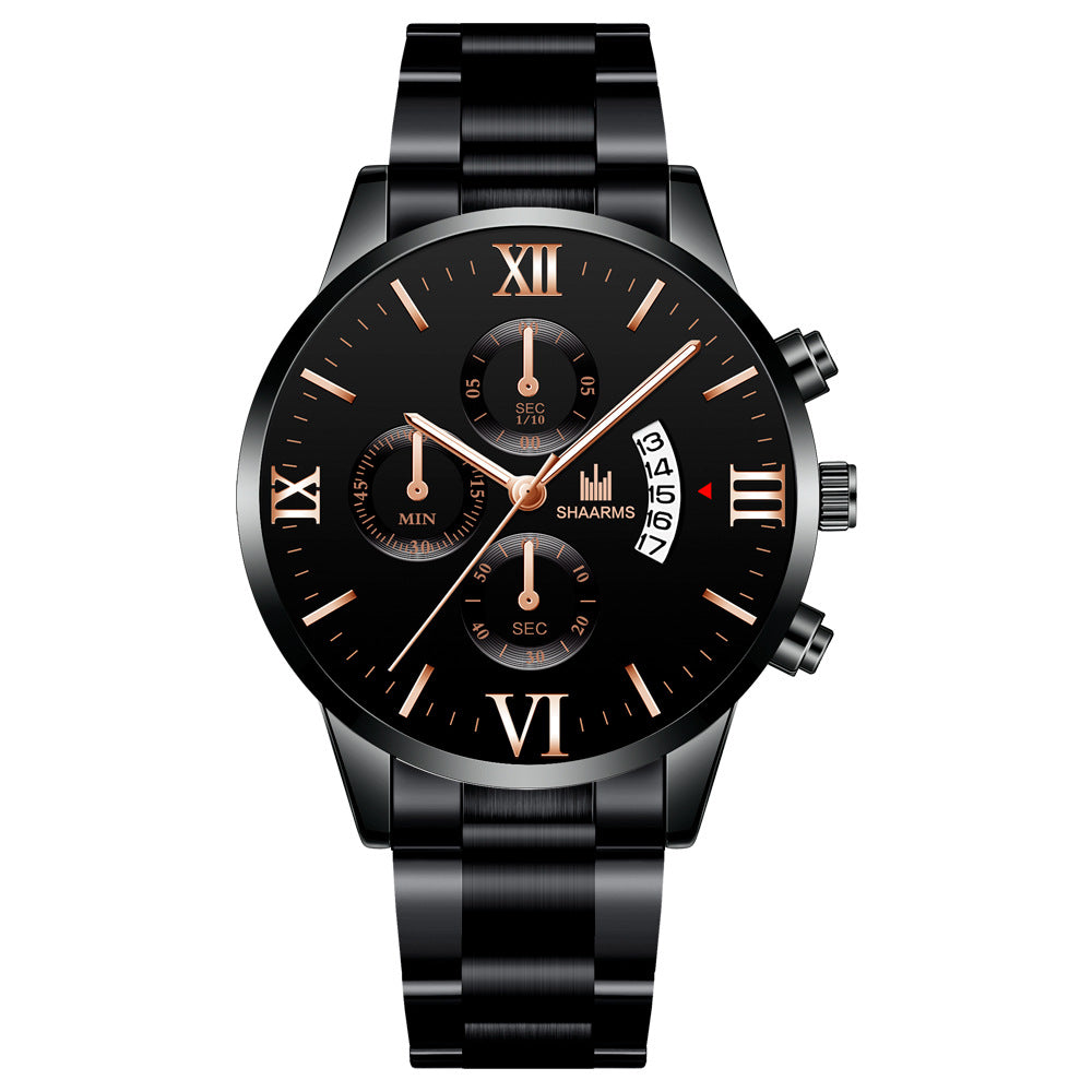 Orologio uomo acciaio business