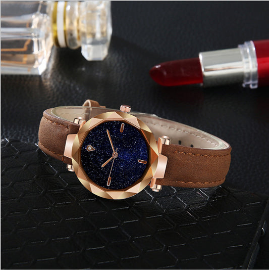 Orologio cielo stellato da donna cinturino
