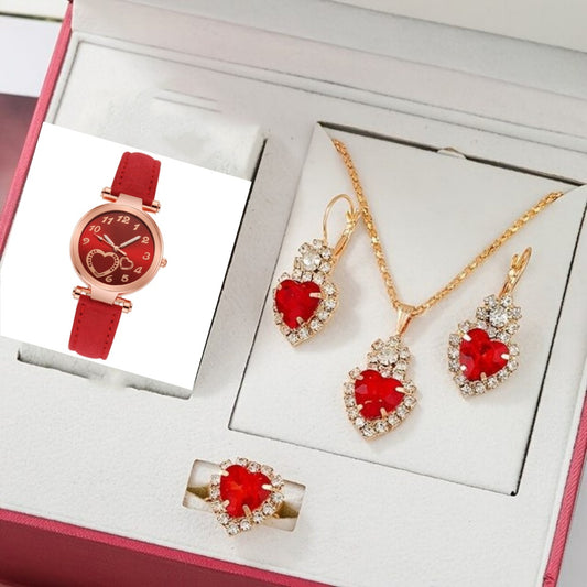 Set orologio e gioielli donna retro