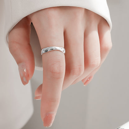 Anello argento geometrico esclusivo da donna
