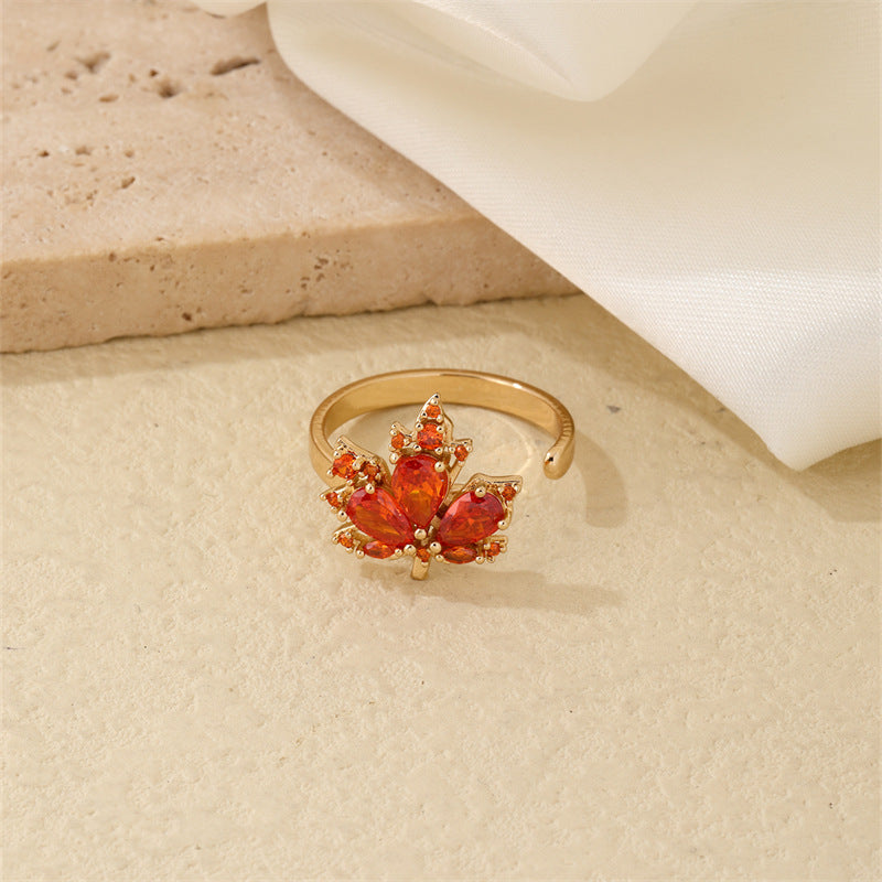 Anello Foglia d'Acero