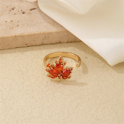Anello Foglia d'Acero