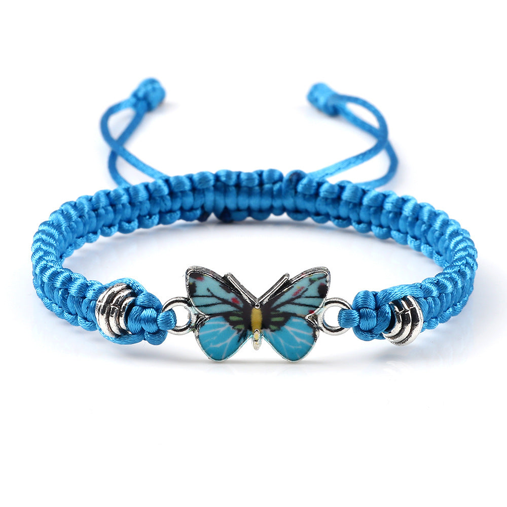 Bracciale Intrecciato Farfalla
