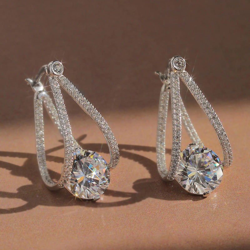 Orecchini zircone San Valentino
