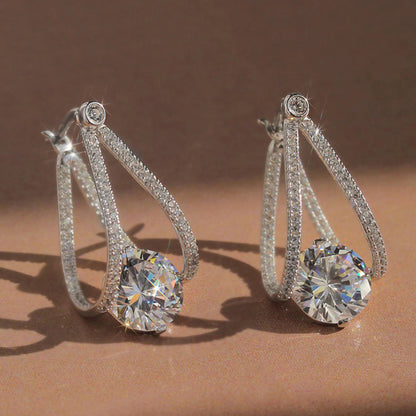 Orecchini zircone San Valentino