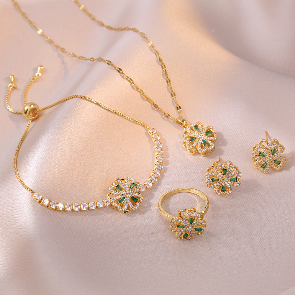 Collana cuore girante