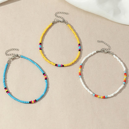 Cavigliera boho intrecciata