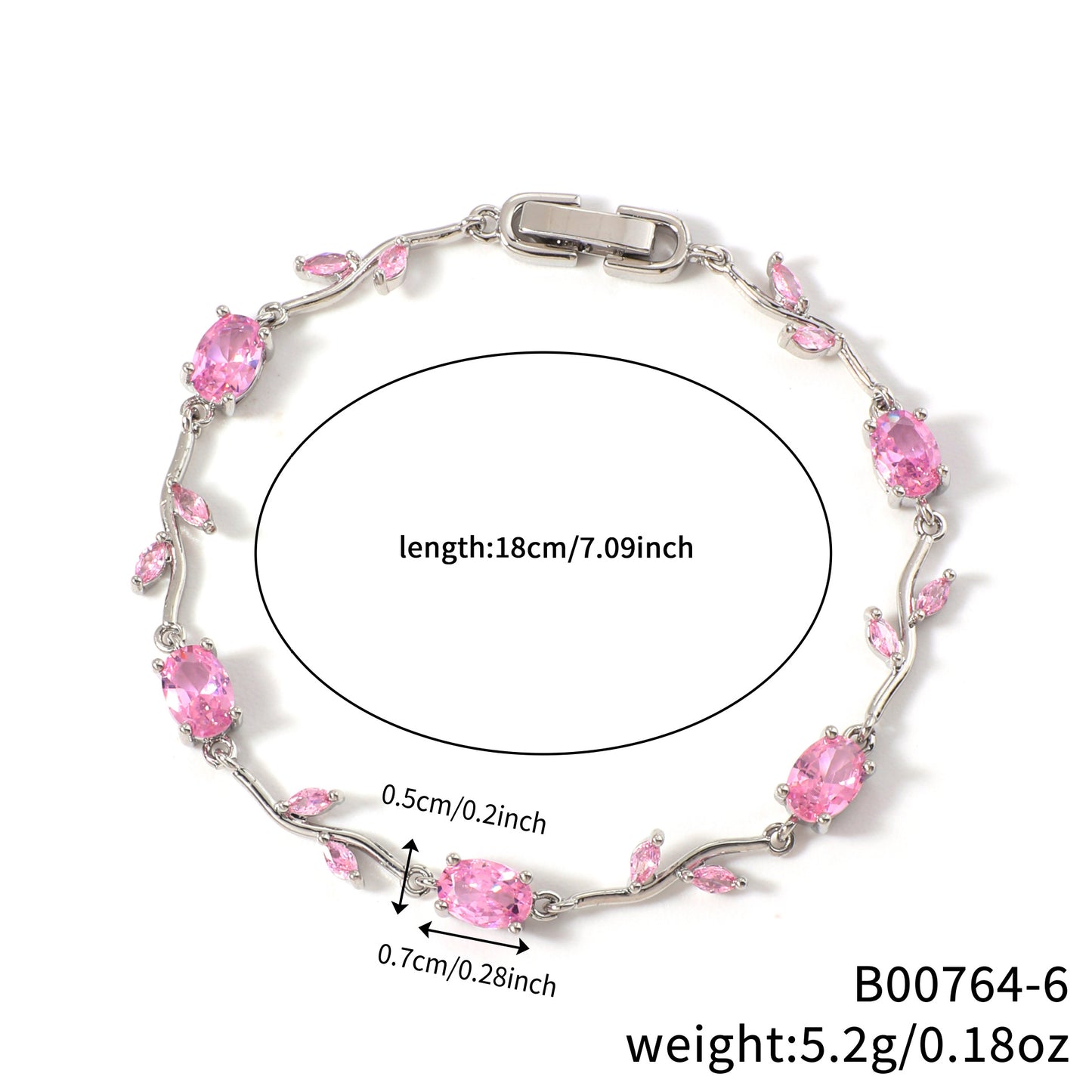Bracciale Zircone Geometrico
