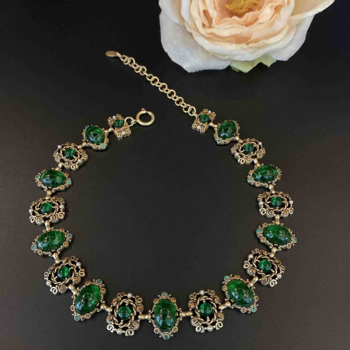 Set collana bracciale orecchini cristallo