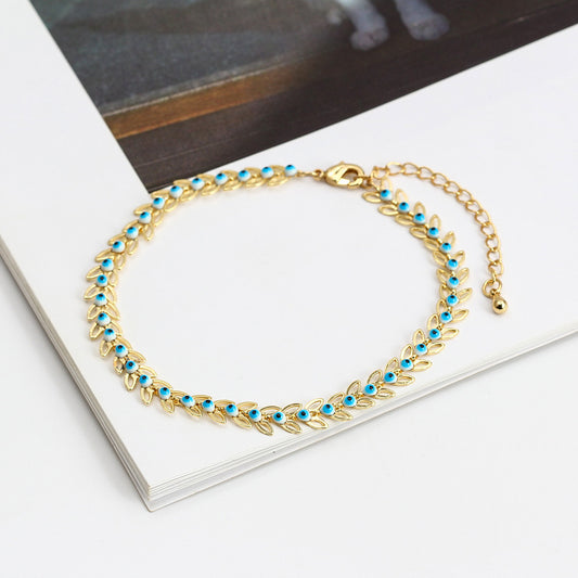 Bracciale occhio turco geometrico