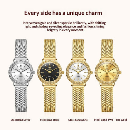 Orologio quadrato strass vintage