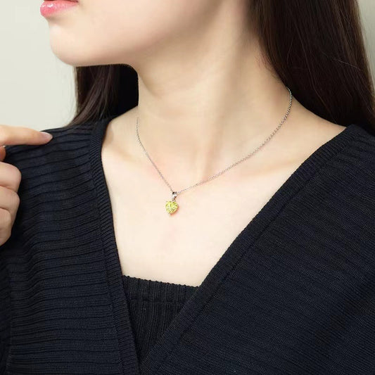 Collana cuore pietre da donna