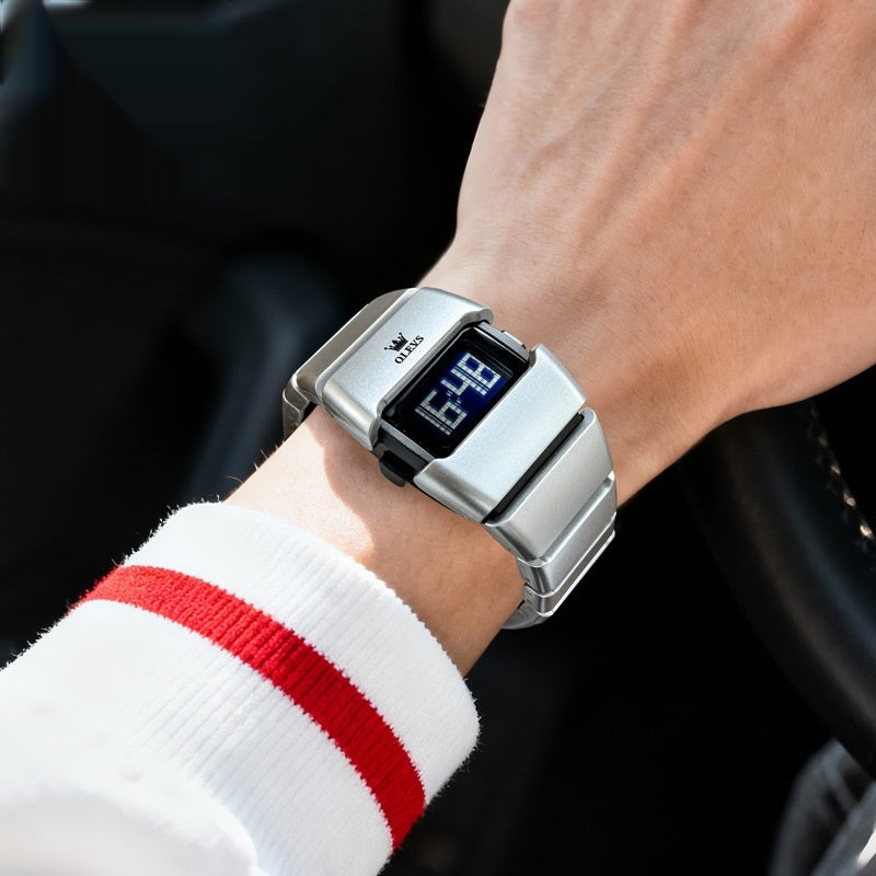 Orologio digitale quadrato premium