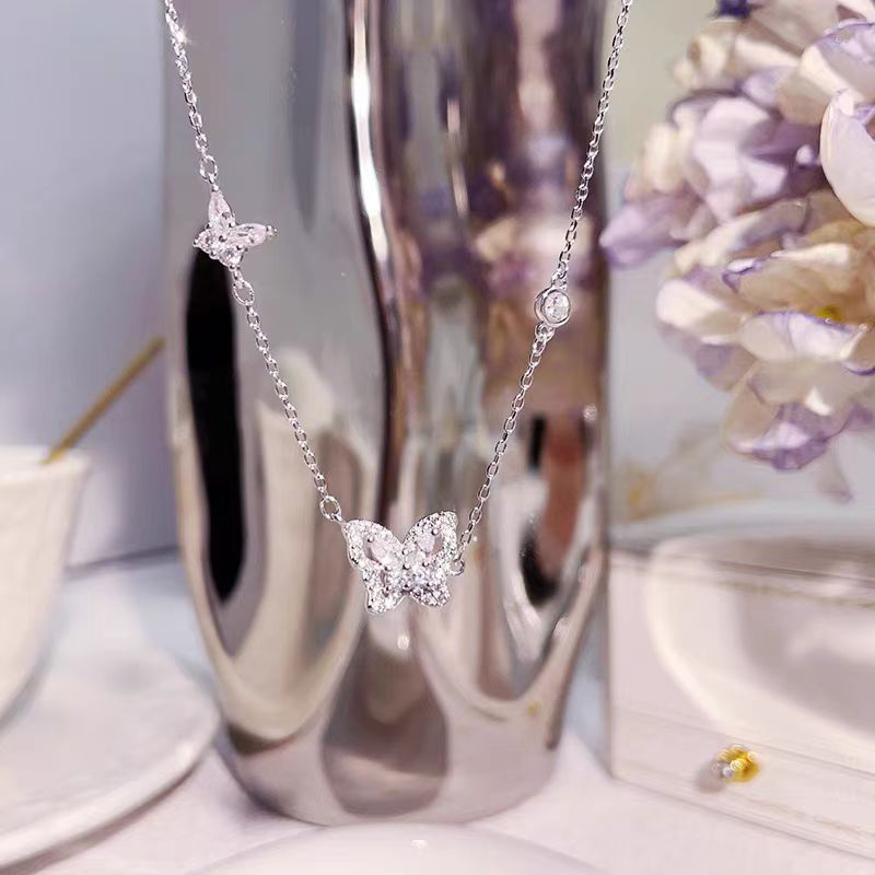 Collana farfalla argento da donna