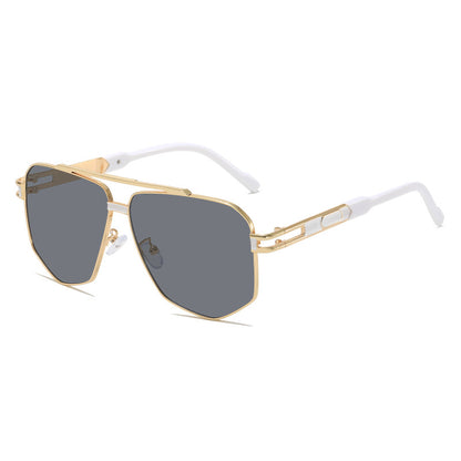 Occhiali da sole uomo metallo lusso