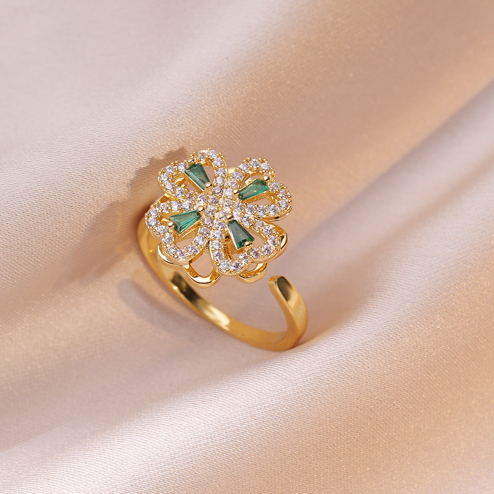 Collana cuore girante