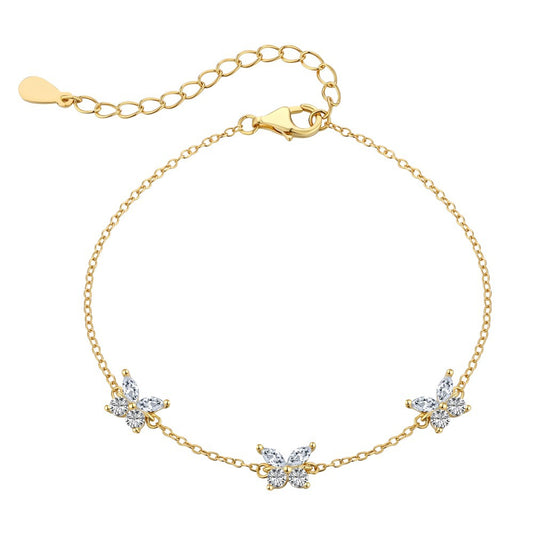 Bracciale farfalla in argento 925