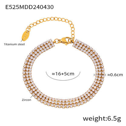 Bracciale acciaio titanio francese