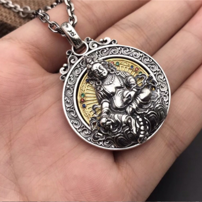 Ciondolo mantra argento