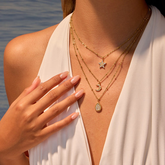 Collana Stelle e Luna