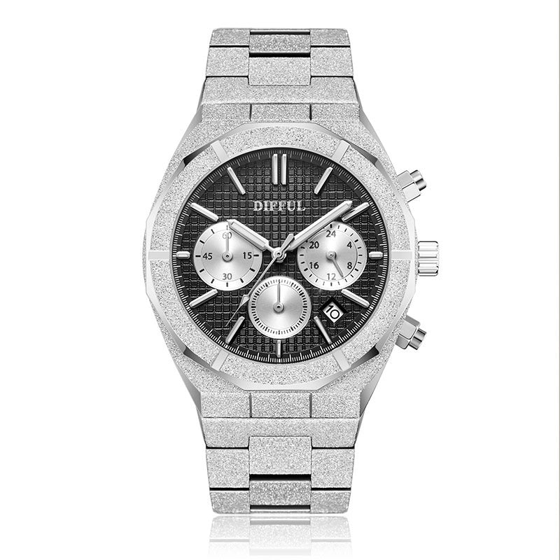 Orologio acciaio impermeabile da uomo