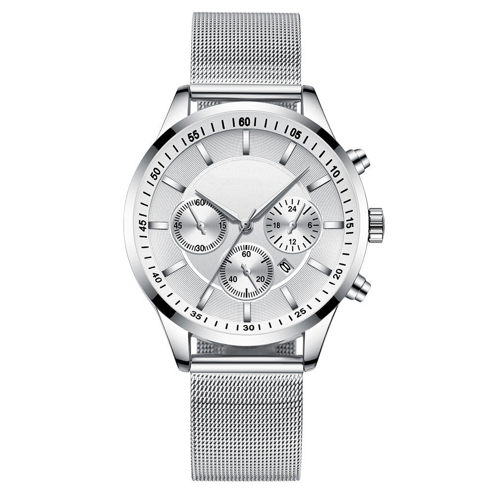Orologio uomo mesh impermeabile