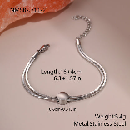 Bracciale catena serpente oro