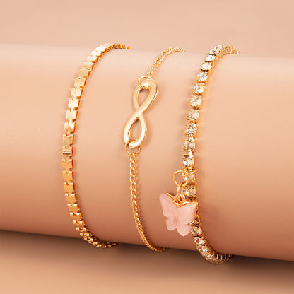 Cavigliera farfalla set