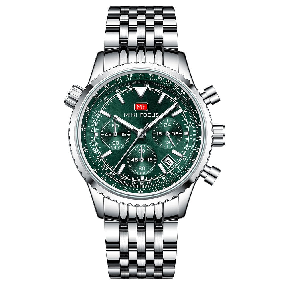 Orologio da uomo multifunzione elegante