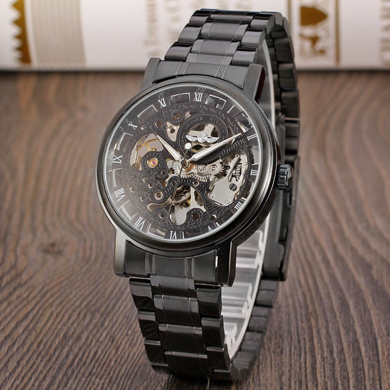 Orologio meccanico movimento visibile