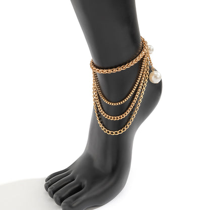Cavigliera Punk Metallo a nappa