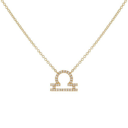 Collana zodiacale con zirconi