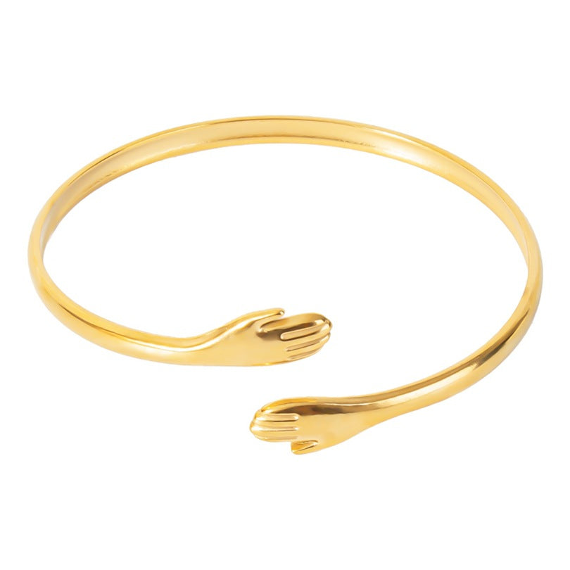 Bracciale serpente regolabile in acciaio