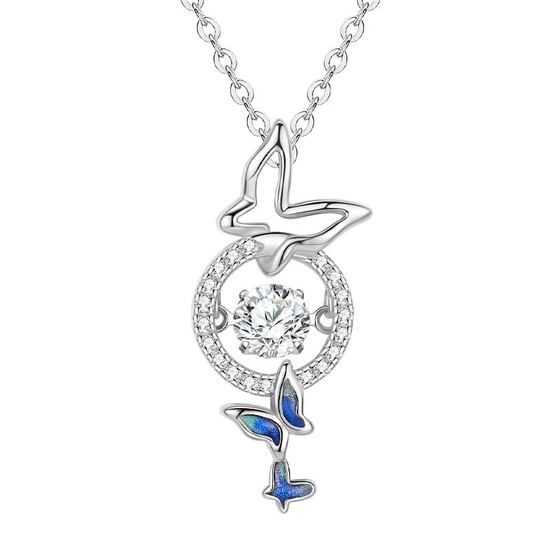 Collana farfalla argento effetto farfalla