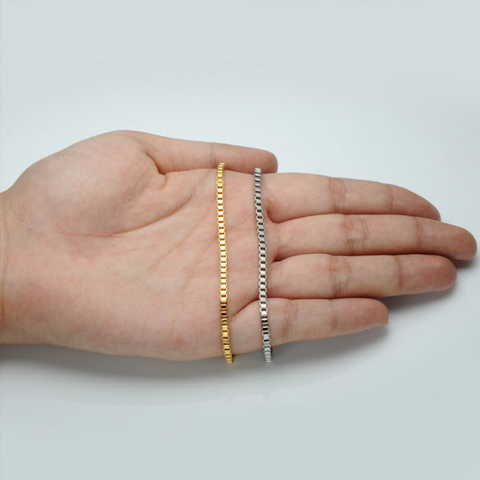 Bracciale geometrico in acciaio inossidabile
