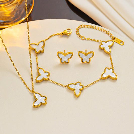 Set 3 Pezzi Farfalla