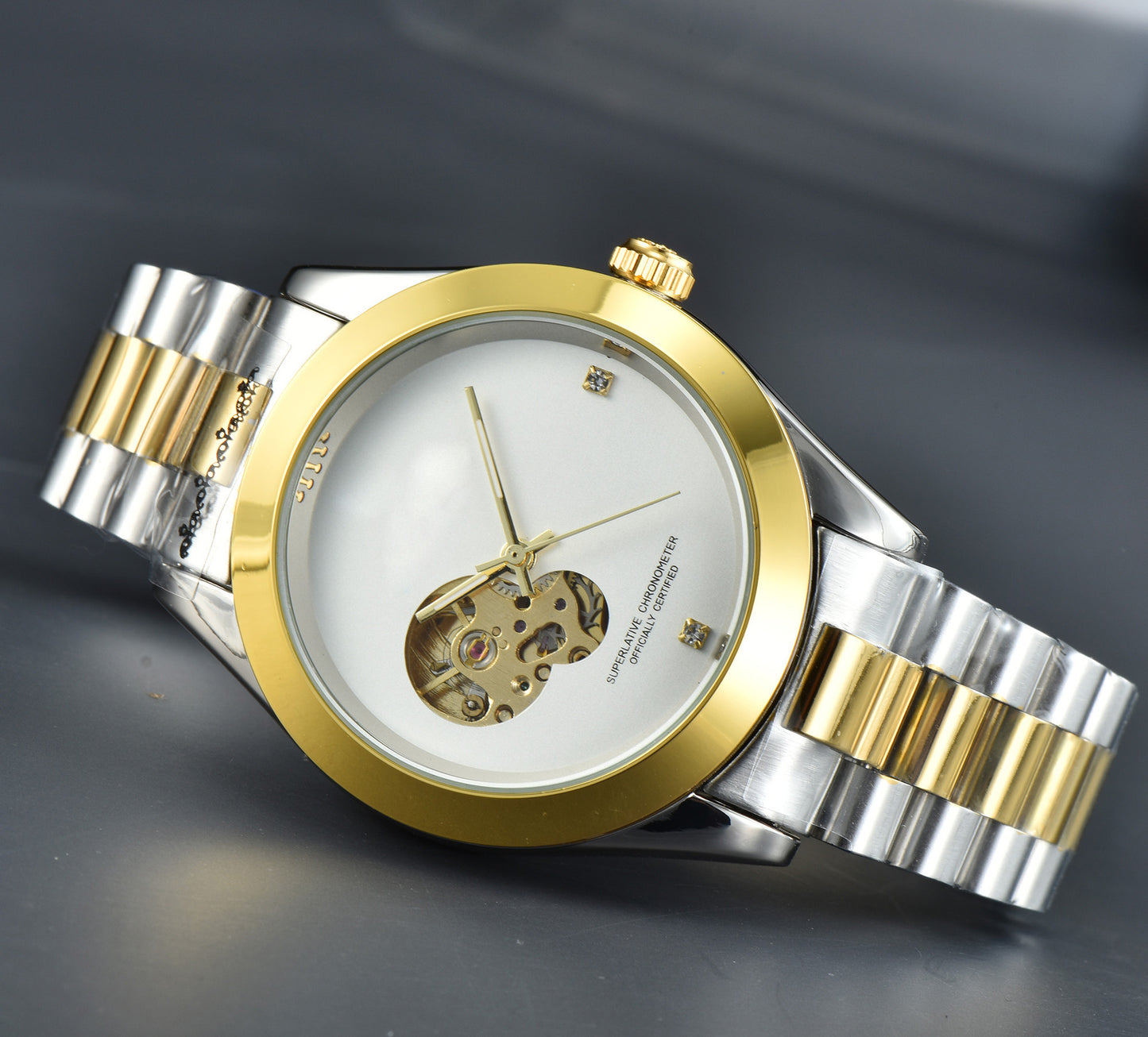 Orologio meccanico cavo casual