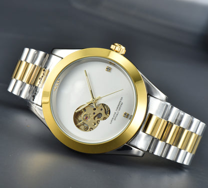 Orologio meccanico cavo casual