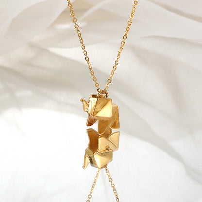 Collana elefante origami