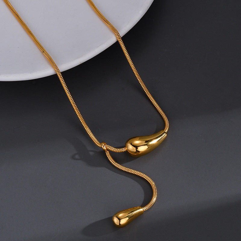 Collana acciaio al titanio