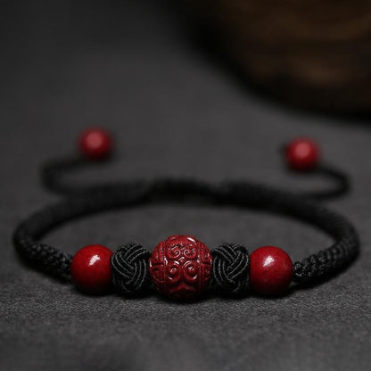Bracciale cinabro zodiaco