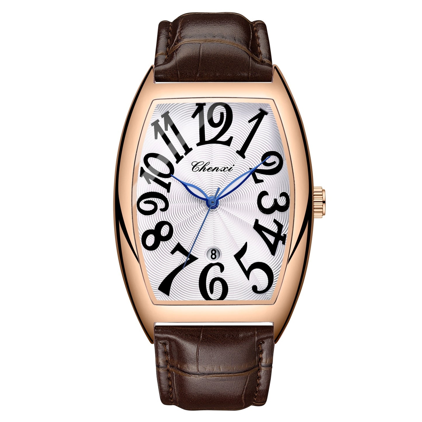 Orologio digitale con calendario cinturino in pelle