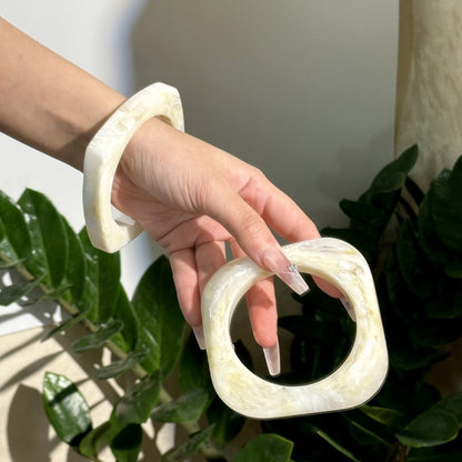 Bracciale Geometrico Irregolare Fiorito