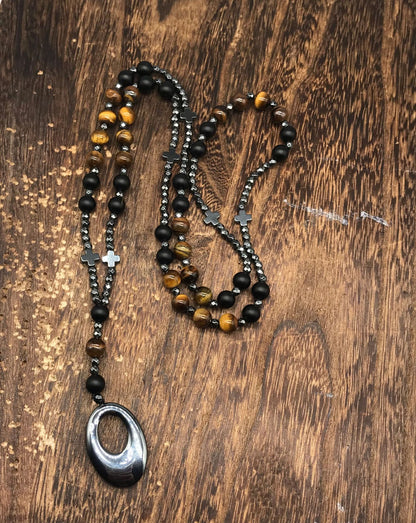 Collana croce religiosa da uomo