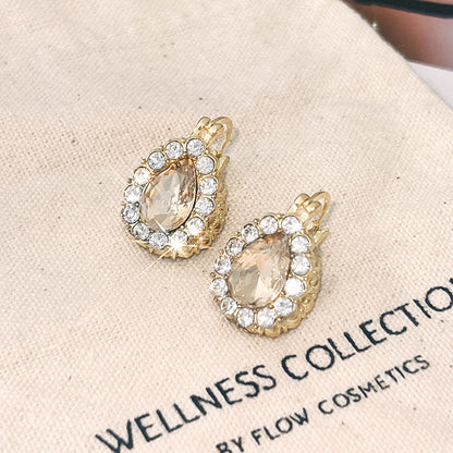 Orecchini a clip strass
