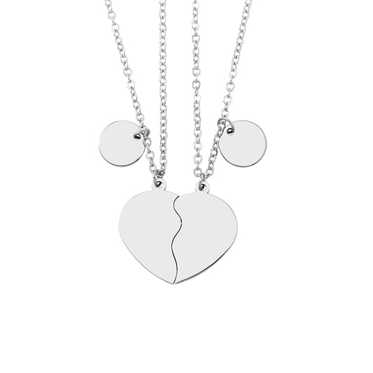 Collana cuore puzzle